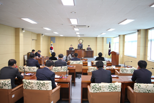 제183회 임시회(회의장면)