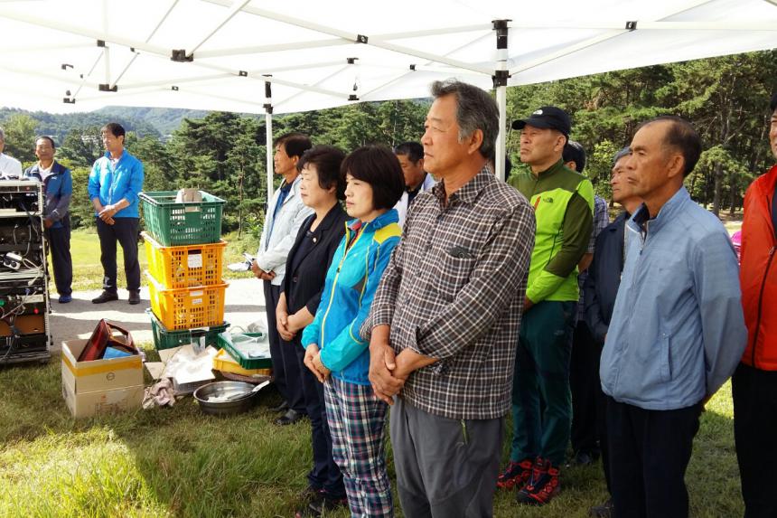 능산리고분군 고유제 및 벌초행사
