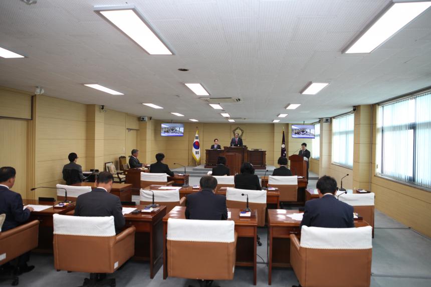 제205회 부여군의회 임시회 의정활동 