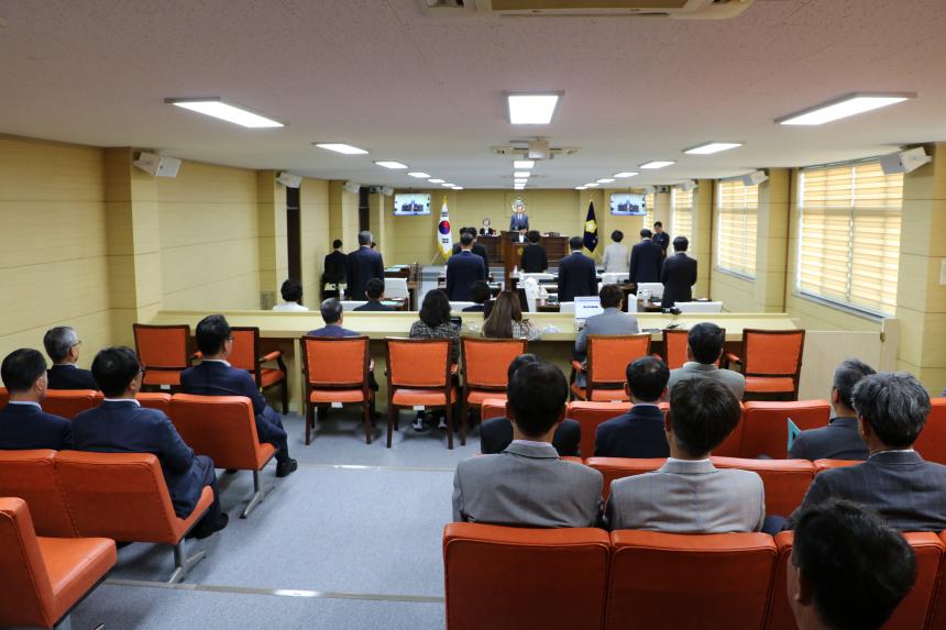 제218회 부여군의회 임시회