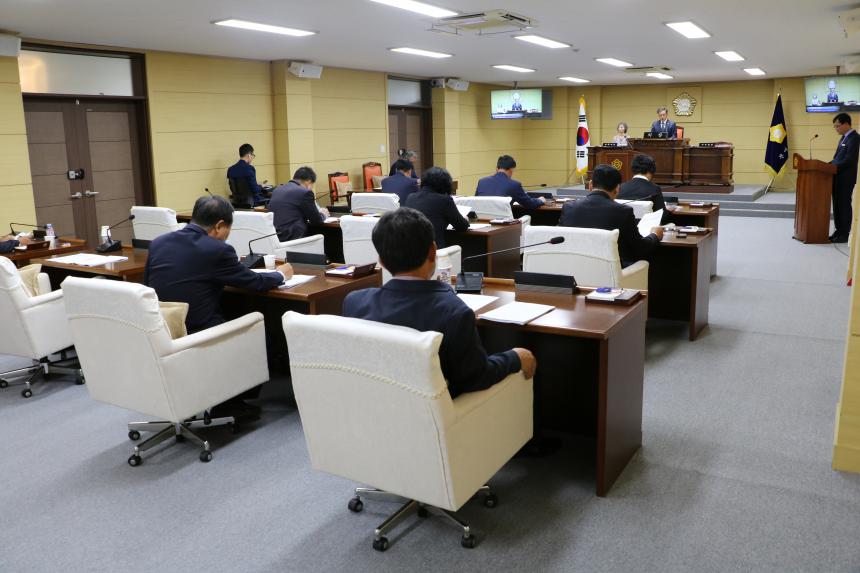 제222회 부여군의회 임시회 