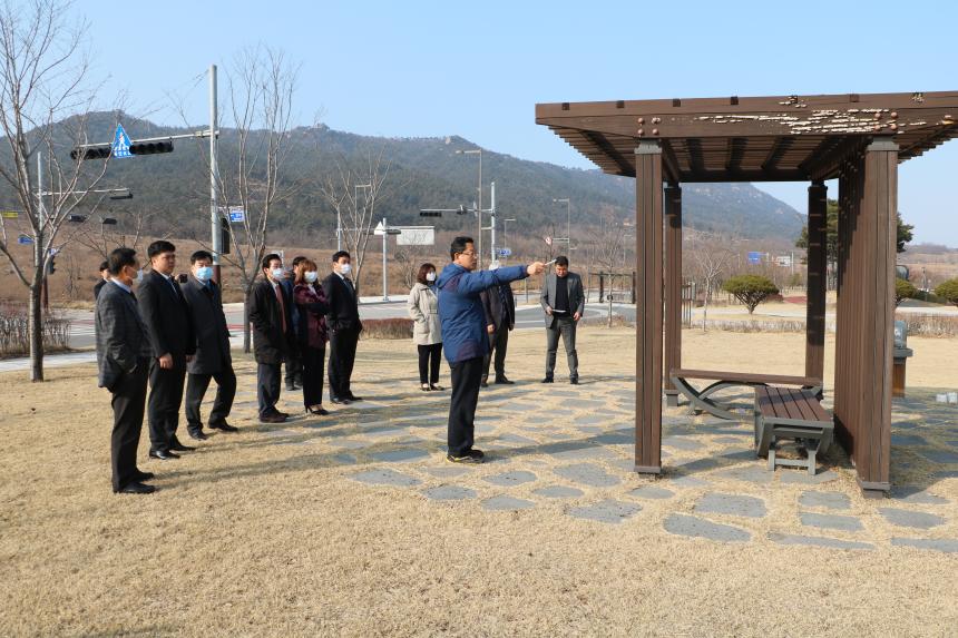 금동대향로 설치지 방문(내포신도시 홍예공원 내)