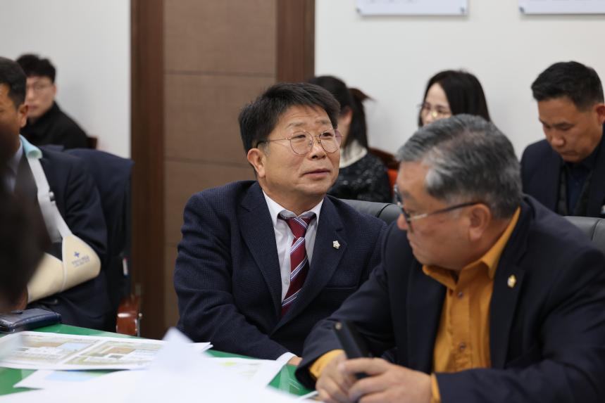 부여군의회 신청사 건립사업 설계공모안 설명회