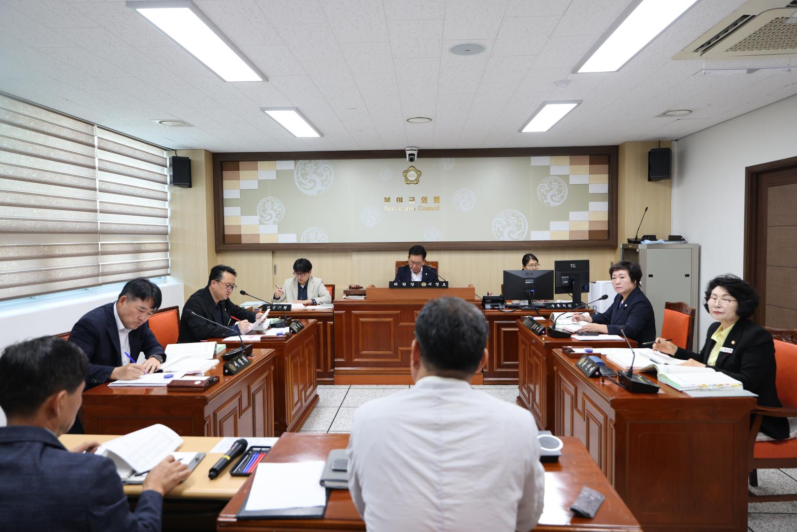 제303회 부여군의회 임시회 회기중 제3차 산업건설위원회